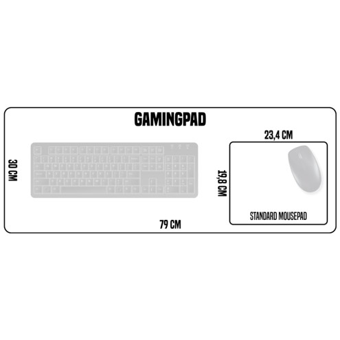 Gamingpad rechteckig