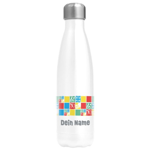 VS Absdorf Logo Edelstahltrinkflasche personalisiert