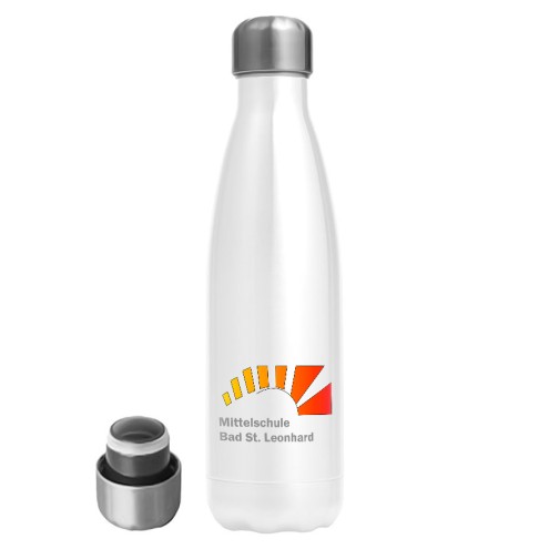 Mittelschule Bad St. Leonhard Edelstahl Trinkflasche 500ml