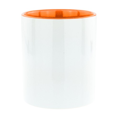 Bi-Color Tasse orange