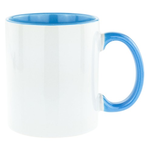 Bi-Color Tasse hellblau