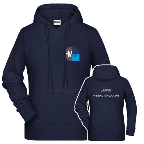 PH NÖ LEHRER - Wir sind für euch da! DAMEN Hoodie