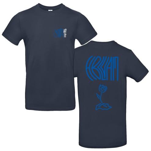 HBLVA17 Rose blau T-Shirt