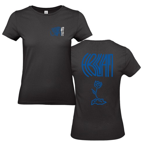 HBLVA17 Rose blau T-Shirt women
