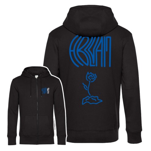 HBLVA17 Rose blau Premium Zipped Hoodie