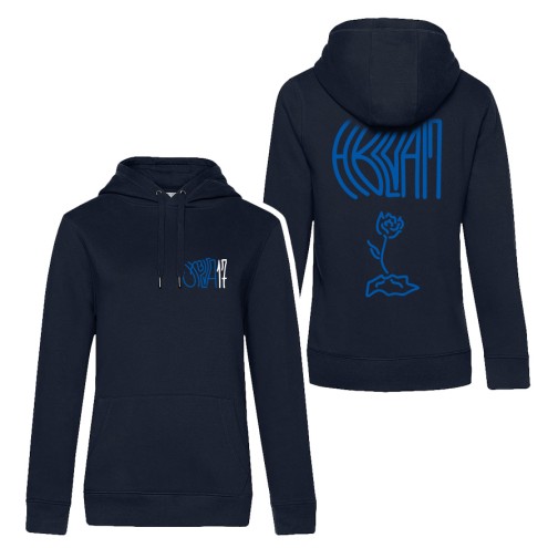 HBLVA17 Rose blau Premium Hoodie women