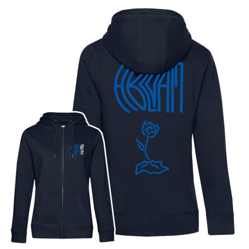 HBLVA17 Rose blau Premium Zipped Hoodie women