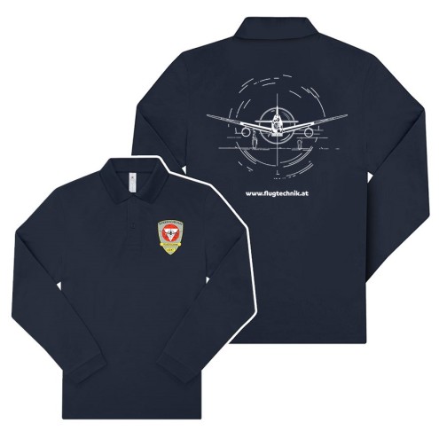 Bundesfachschule für Flugtechnik Polo-Shirt langarm