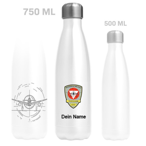 Bundesfachschule für Flugtechnik Edelstahl-Flasche 750ml - personalisiert