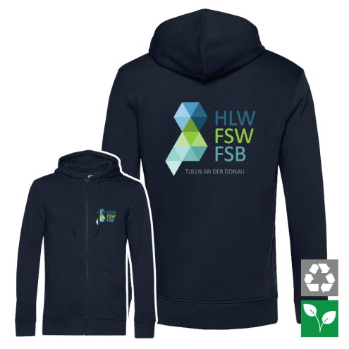 HLW FSW FSB Tulln Organic Zipped Hoodie