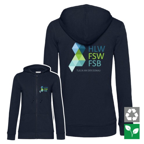 HLW FSW FSB Tulln Organic Zipped Hoodie femme