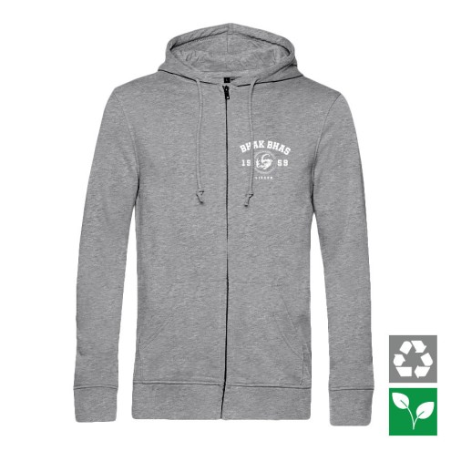 BHAK - BHAS Liezen weiss Organic Zipped Hoodie