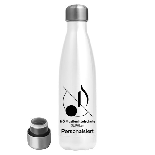 NÖ Musikmittelschule St. Pölten Edelstahl Trinkflasche 500ml personalisiert